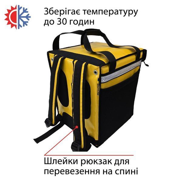 Терморюкзак для доставки 33*33см высота 43см 333343МЛП3 фото