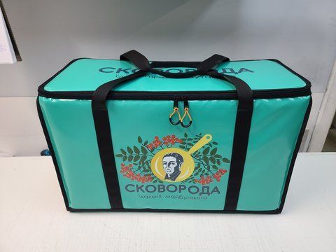 Професійна термосумка для доставки їжі, 65*30см висота 40см 78літрів 653040МП13 фото