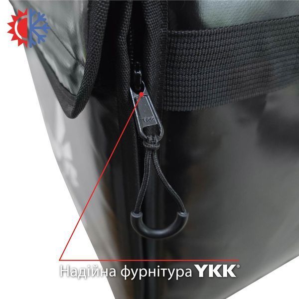 Профессиональная термосумка для доставки пиццы 40*40см высота 40см 404040МЛП15 фото